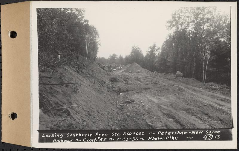 Contract No. 55, Portion of PetershamNew Salem Highway, Petersham