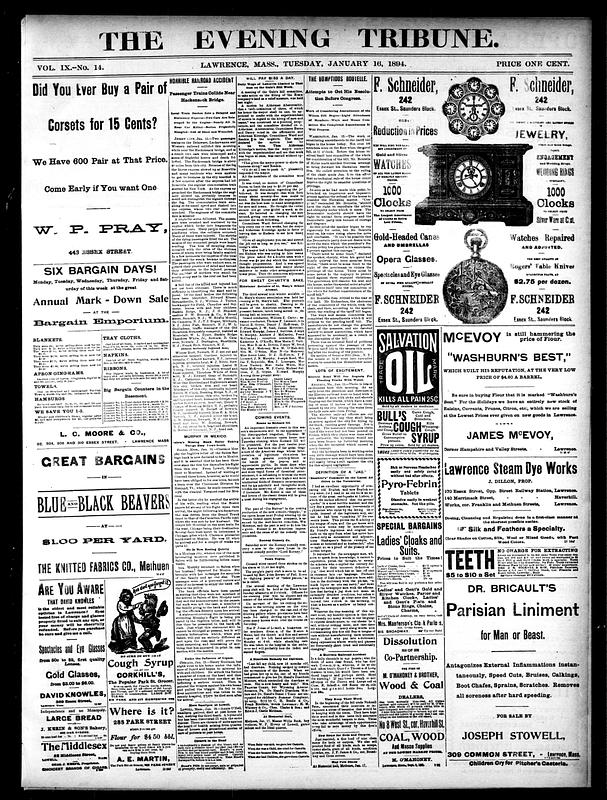 The Evening Tribune. January 16, 1894 - Digital Commonwealth