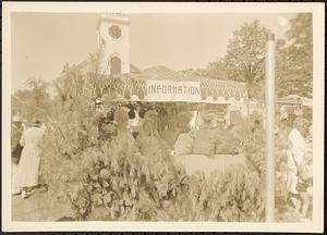 Information booth, street fair