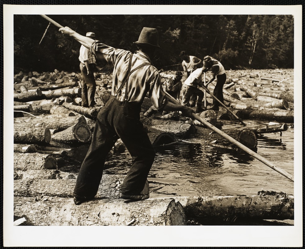Saco River, Hiram, Me 1939
