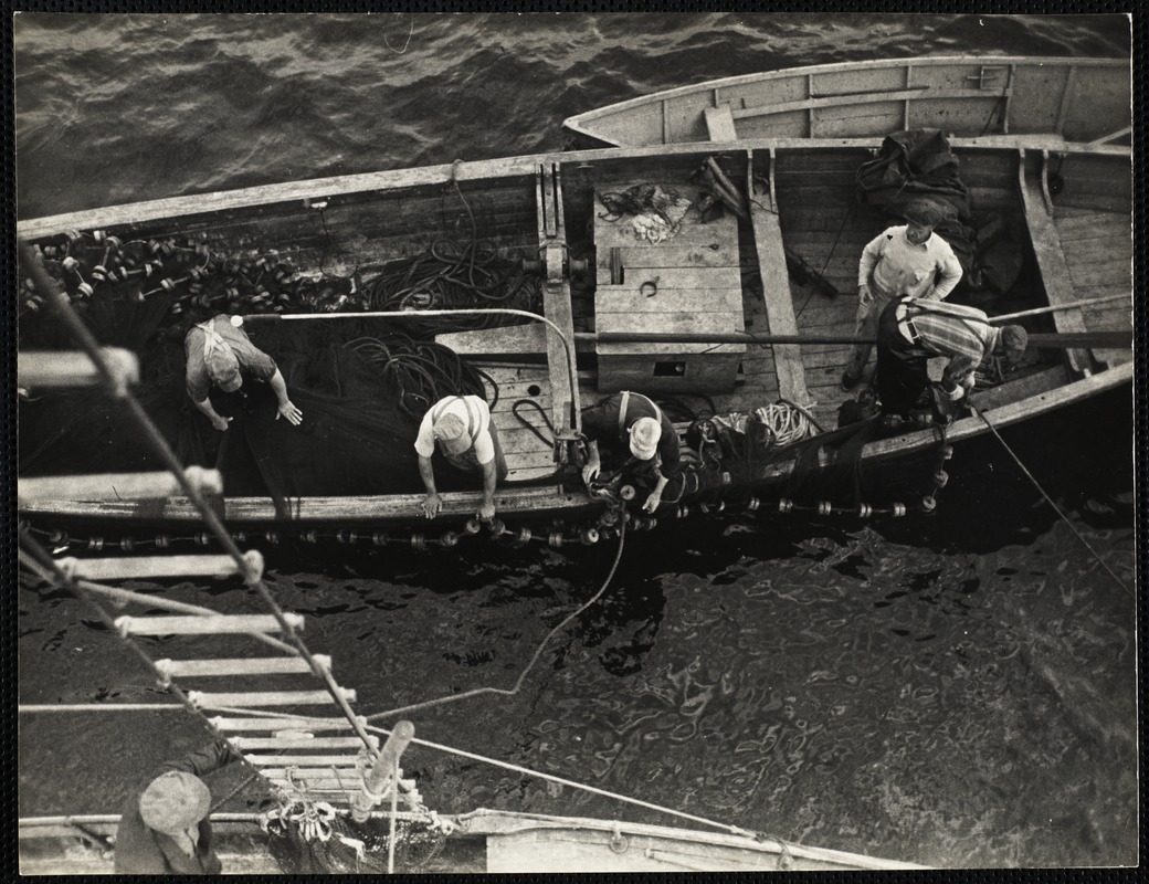 Mackeral fishing - Maine 1944