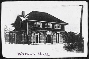 Waban Hall in winter