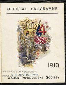 Official programme July 4th, 1910, Waban Improvement Society