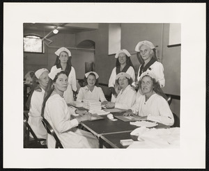 Group of women in Red Cross uniforms