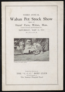 Third Annual Waban Pet Stock Show