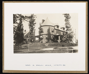 Louis K Harlow House, Windsor Rd.