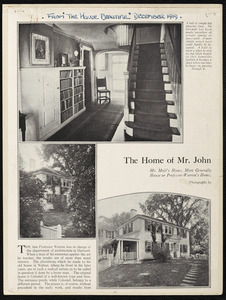 The home of Mr. John A. Moir, in Waban Mass