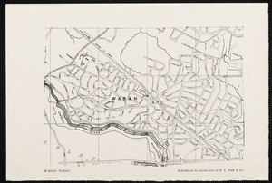 Waban today as shown on a map reproduced by permission of R. L. Polk & Co.