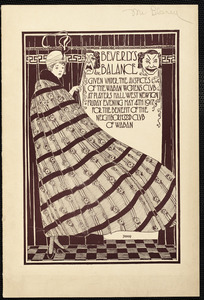 “Beverly’s balance” a play given by the Waban Women’s Club on May 4th 1917
