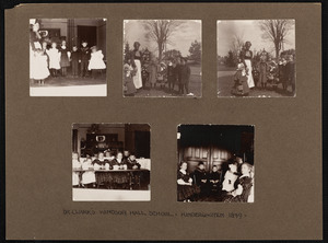 Dr. Clark’s Windsor Hall School kindergarten 1899