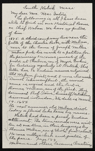 Letter from Mabel A. Parmenter to Mrs. MacIntire