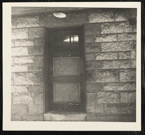 Waban Station door