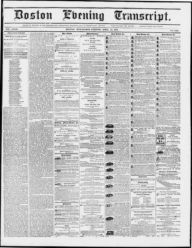 Boston Evening Transcript - Digital Commonwealth