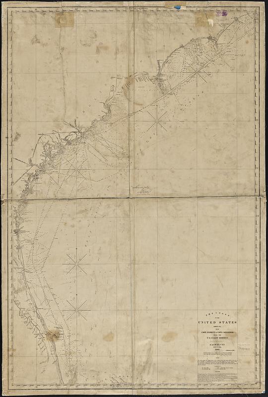 The coast of the United States, sheet no. 2 from Cape Lookout to Cape Carnaveral, from the U.S. coast surveys