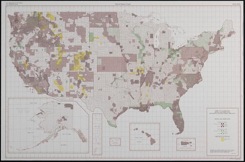 Index to 1:24,000-scale digital line graph (DLG) and digital elevation model (DEM) data