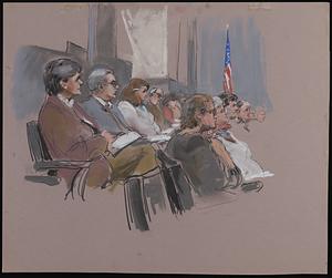 Courtroom scene