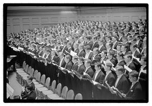 Harvard & Radcliffe Glee Clubs symphony Woodworth conducting, Symphony Hall