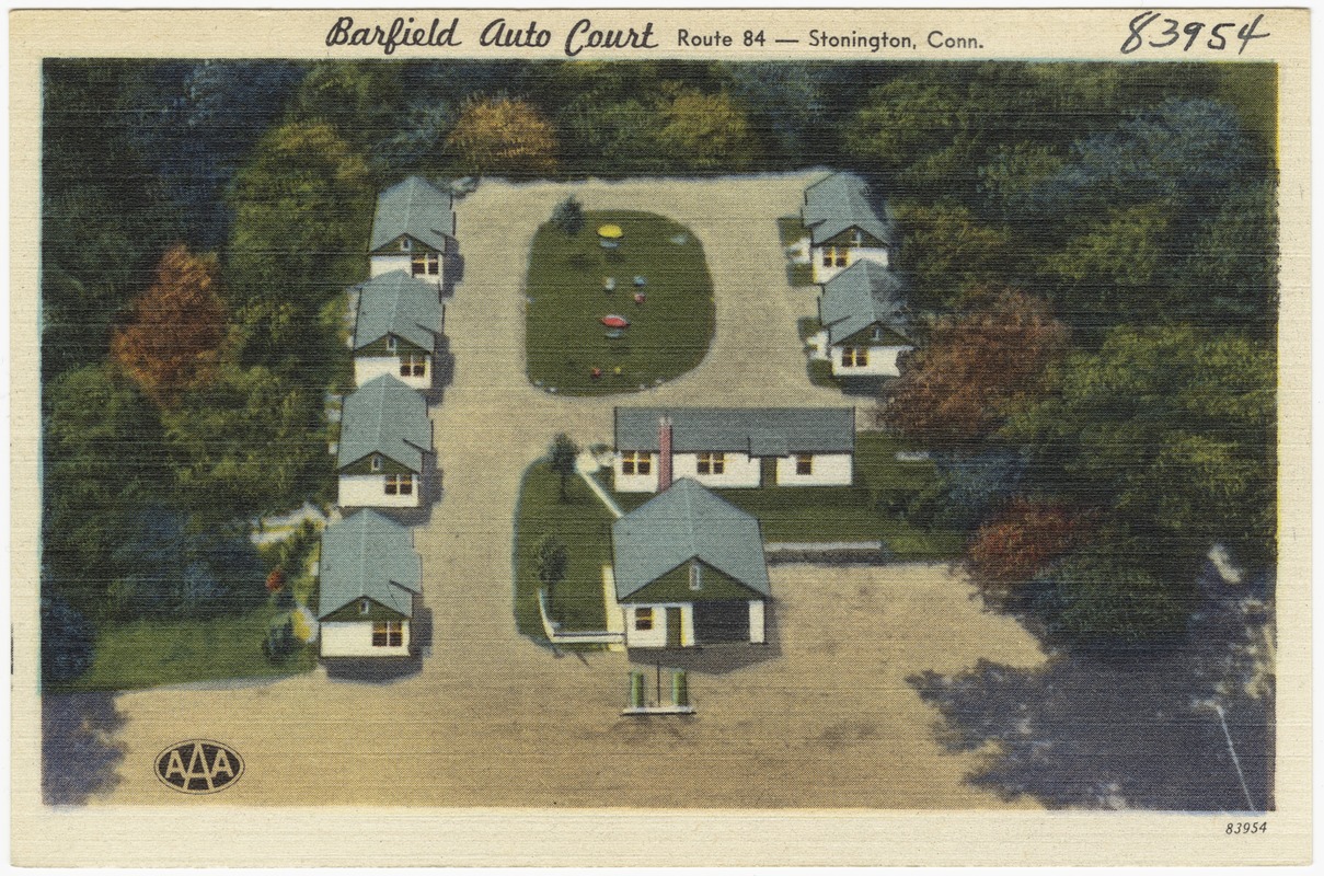 Barfield Auto Court, Route 84 --Stonington, Conn.
