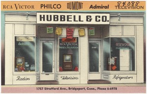 Hubbell & Co., 1757 Stratford Ave., Bridgeport, Conn., Phone 6-6978.