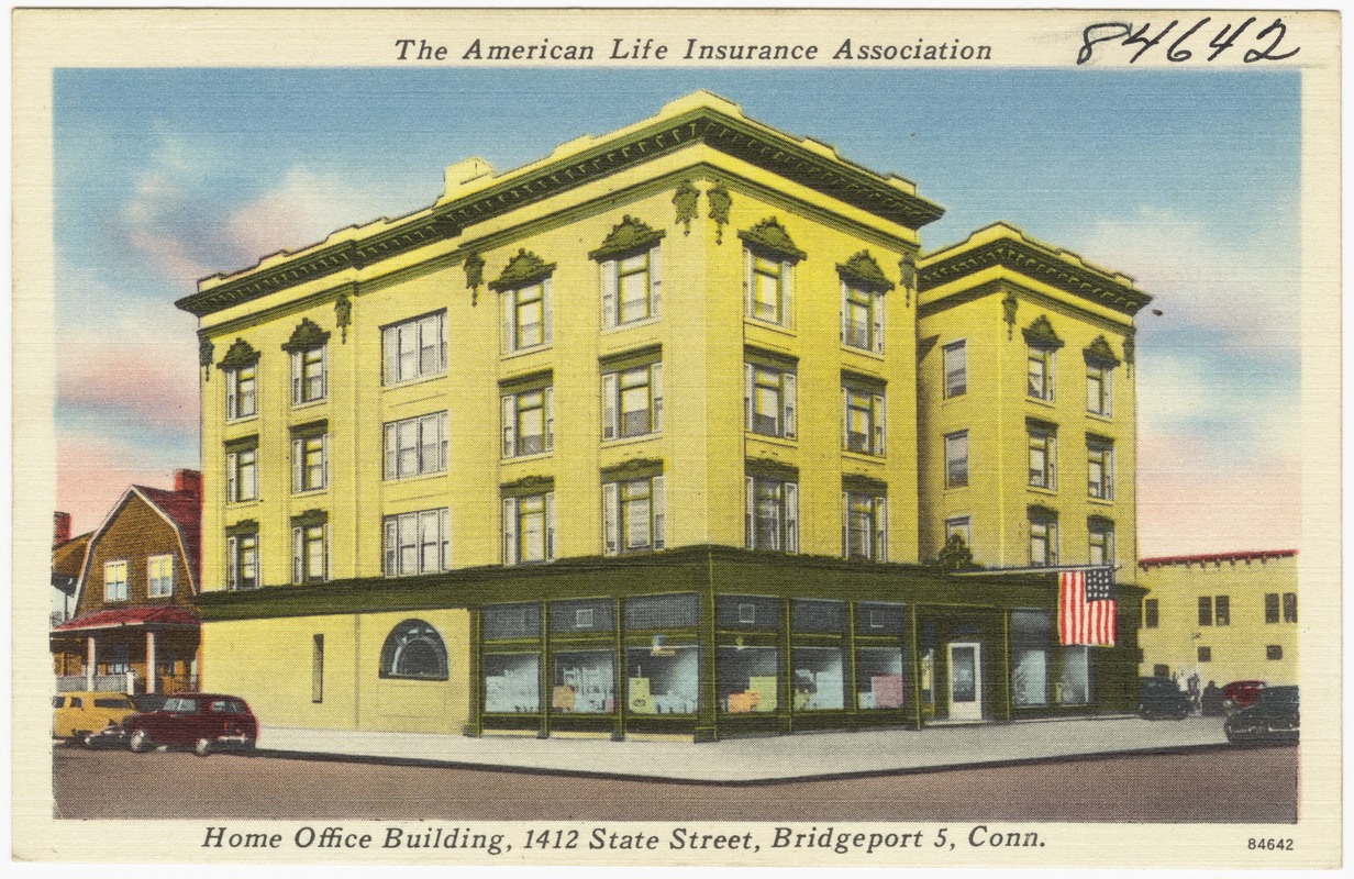 The American Life Insurance Association, home office building, 1412 State Street, Bridgeport 5, Conn.