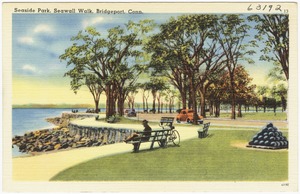Seaside Park, Seawall Walk, Bridgeport, Conn.