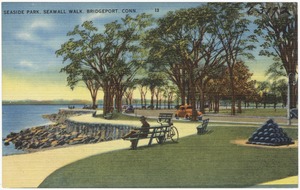 Seaside Park, Seawall Walk, Bridgeport, Conn.