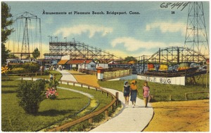 Amusements at Pleasure Beach, Bridgeport, Conn.