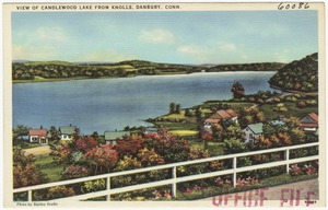 View of Candlewood Lake from Knolls, Danbury, Conn.