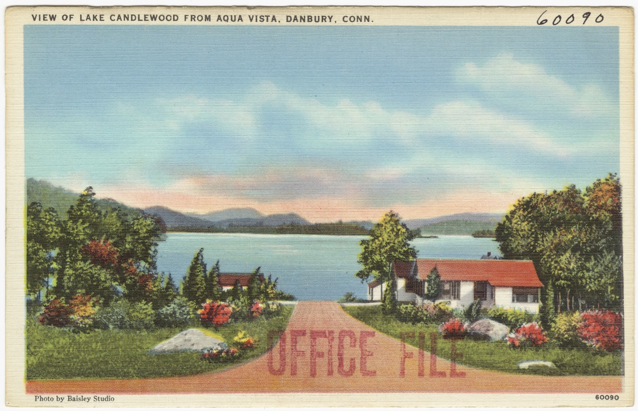 View of Candlewood Lake from Aqua Vista, Danbury, Conn.