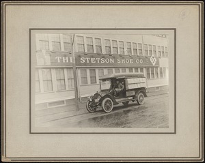 Stetson Shoe Co., circa 1920, delivery truck - Main St.
