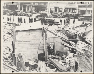 First National store, Weymouth Landing. After Explosion