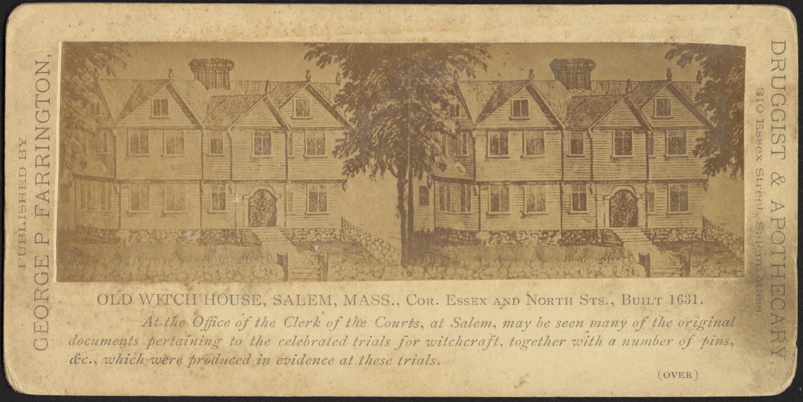 Old Witch House, Salem, Mass., cor. Essex and North Sts., built 1631