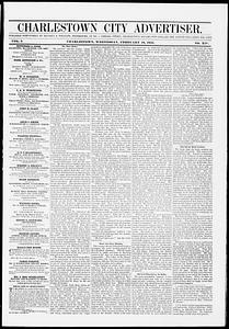 Charlestown City Advertiser, February 18, 1852