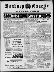 Roxbury Gazette and South End Advertiser, December 19, 1957
