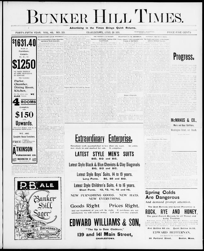 Bunker Hill Times, April 20, 1895 Digital Commonwealth