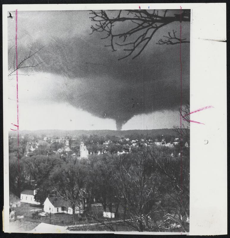 Storms and Tornados injured Arkansas. Woodland, near Clarksville, the area hit. A number of houses were here.