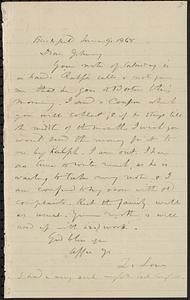 Letter from Zadoc Long to John D. Long, June 9, 1868