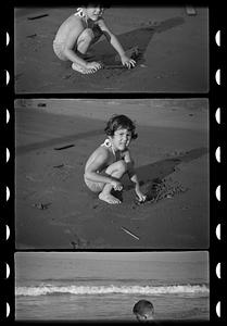 Girl at a beach