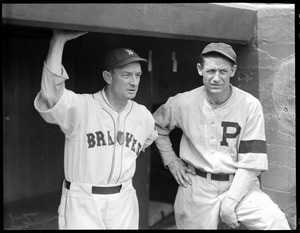 Bill McKechnie and Gibson, two big managers of two big clubs, the Braves and Pirates