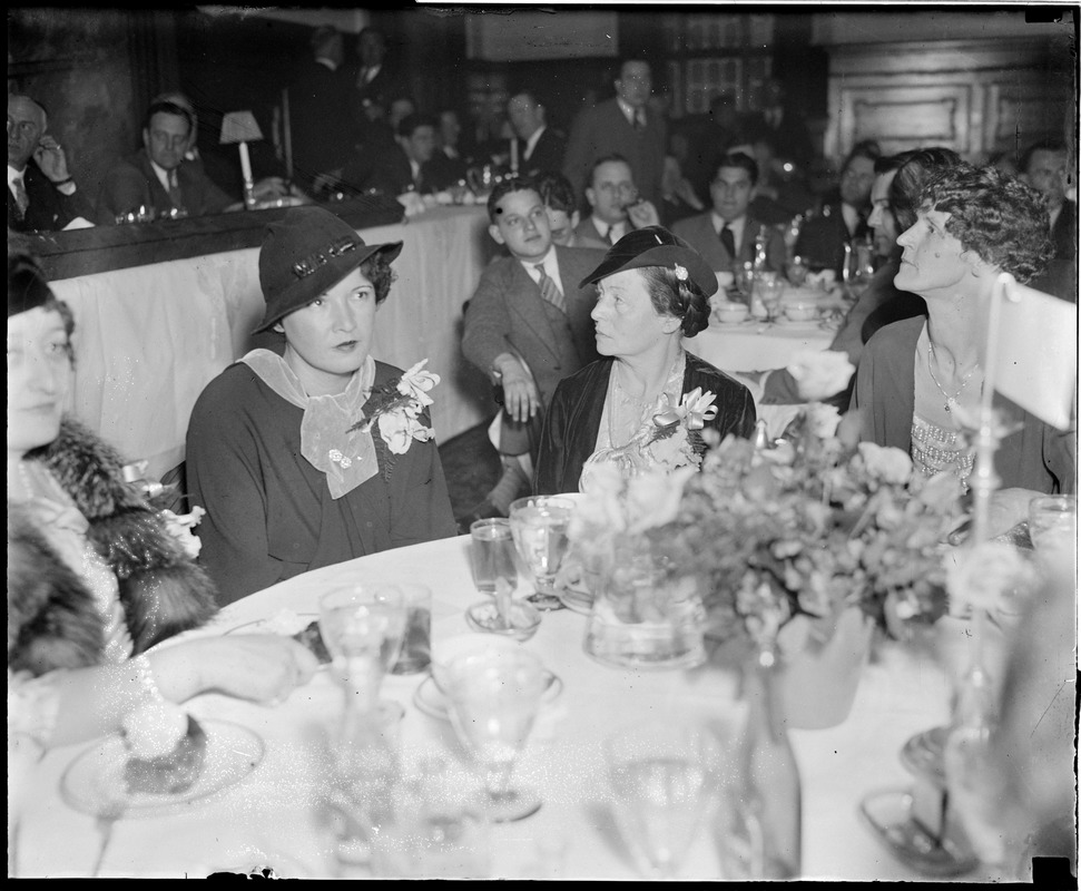 Mrs. Babe Ruth attends dinner - Digital Commonwealth