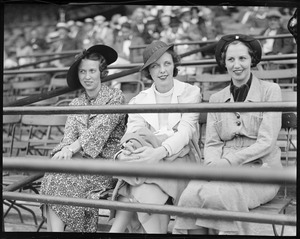 Players' wives in the stands