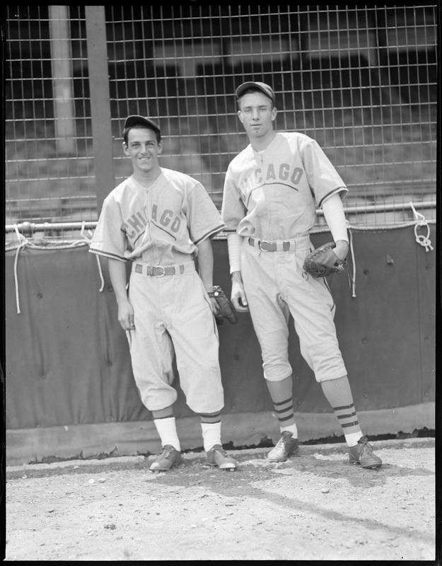 Unidentified Chicago Cubs at Braves field