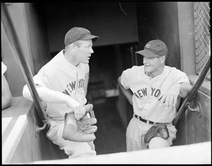 Yankees, Red Rolfe and Lou Gehrig