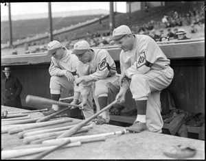 Phillies Batters L-R: Don Hurst / Chuck Klein / Buzz Arlett.