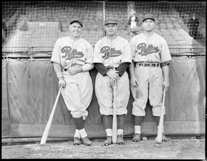 Phillies L-R: Johnny Moore / Jimmy Wilson / Dolph Camilli