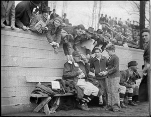 Babe Ruth signing autographs