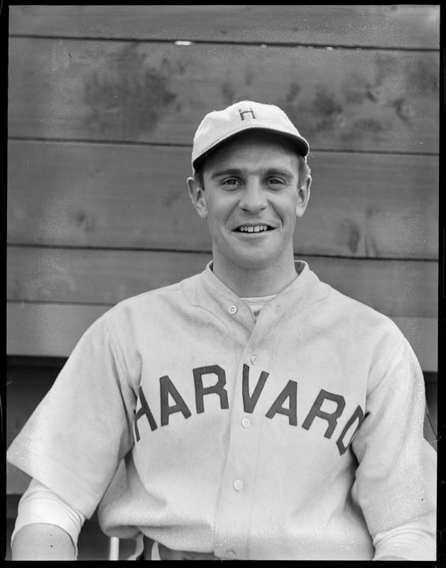 Charlie Devens on Harvard varsity baseball team - first class pitcher.