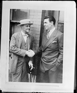 Jack Dempsey and promoter Tex Rickard