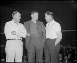 Unidentified (3) men in boxing ring