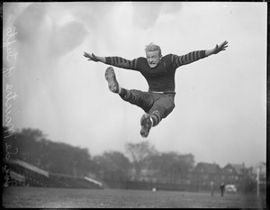 Joe Le Maistre of Tufts punting